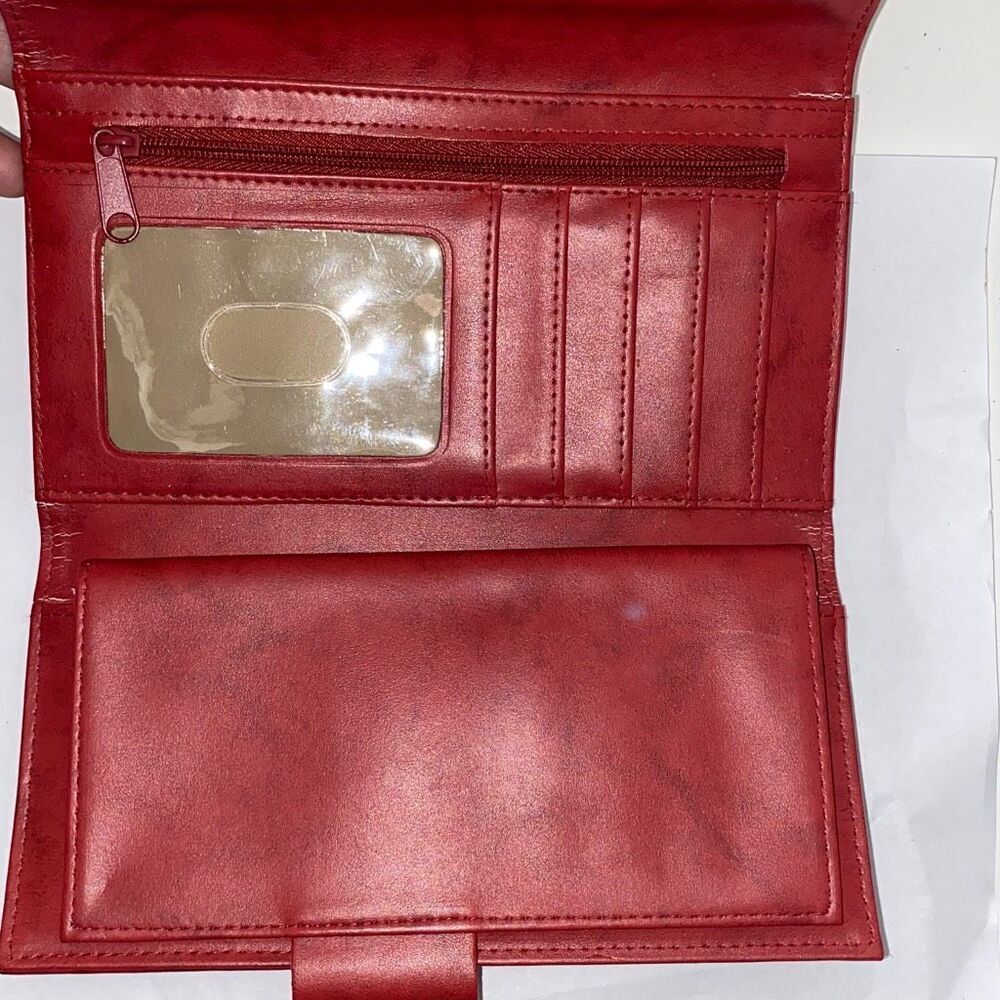 J. Buxton Wallet Organizer Red - Picture 9 of 11